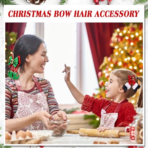 4 Pack Christmas Hair Clips E622069
