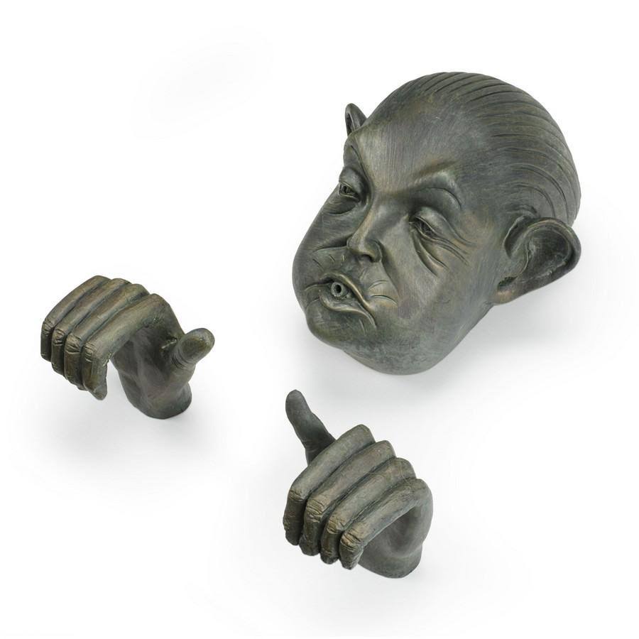 Man in Barrel Spitter T924