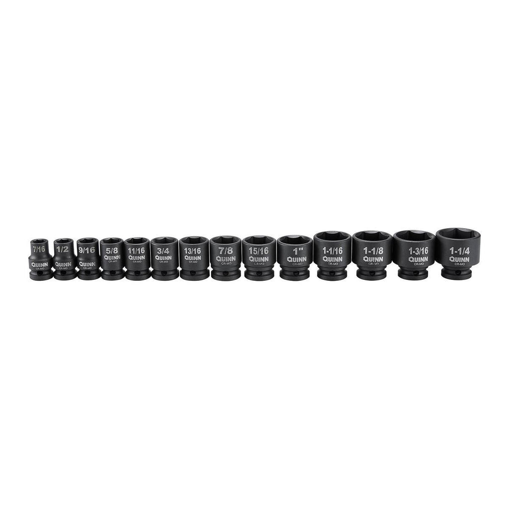 1/2 in. Drive SAE and Metric Impact Socket Set, 61-Piece J2424