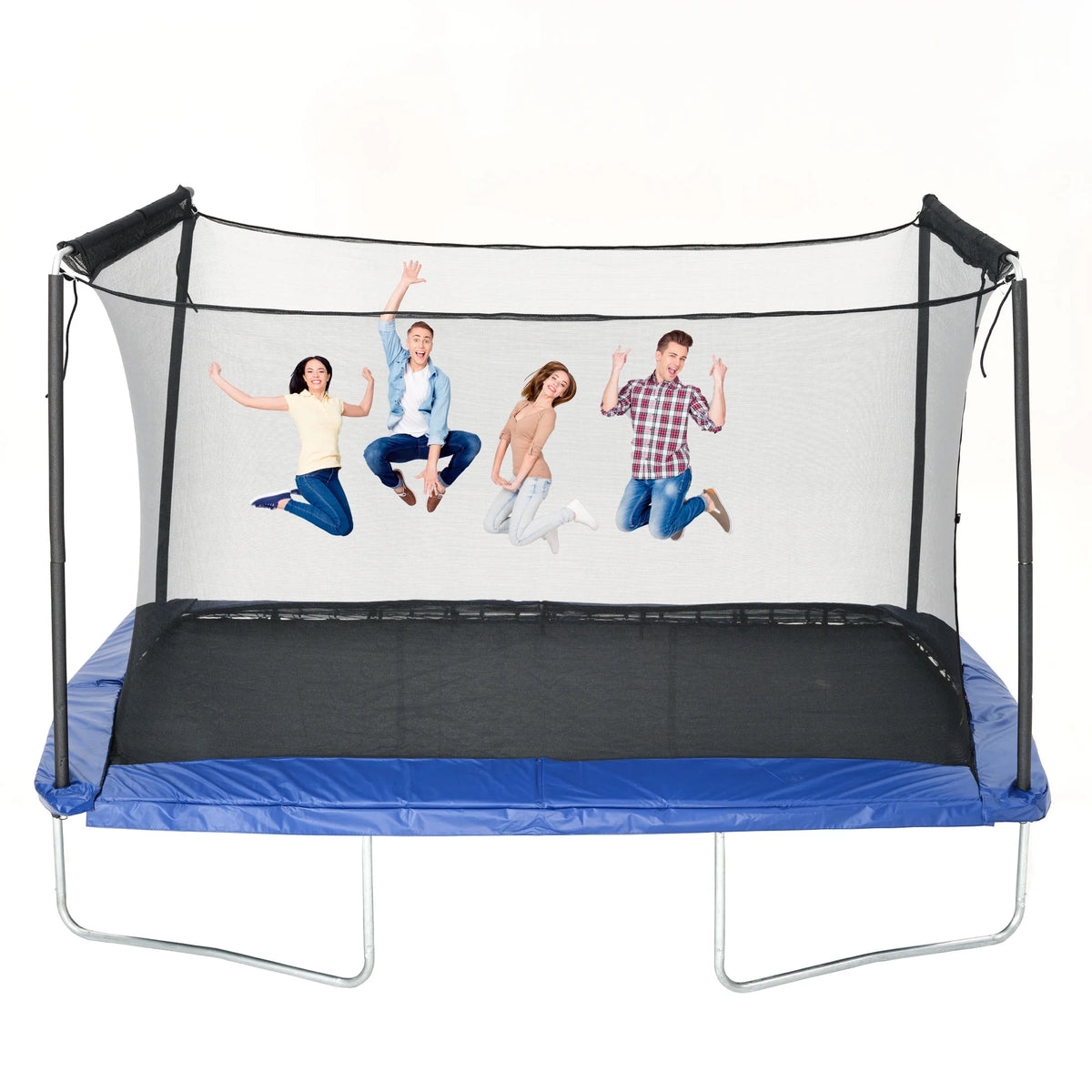 Rectangle Trampoline 12ft x 8ft with Enclosure F2096