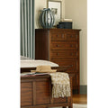 6 Drawer Cherry Brown Chest M8650