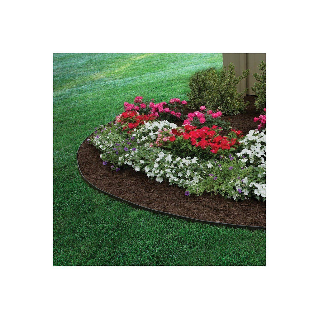 Plastic No-Dig Landscape Edging Kit, 100-Feet Q477