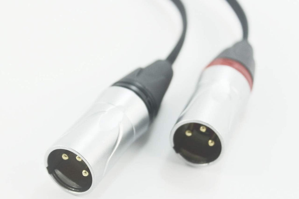 4.4mm to Dual XLR Male Balanced Audio Adapter Cable 5 FT Pack of 2 Y5682