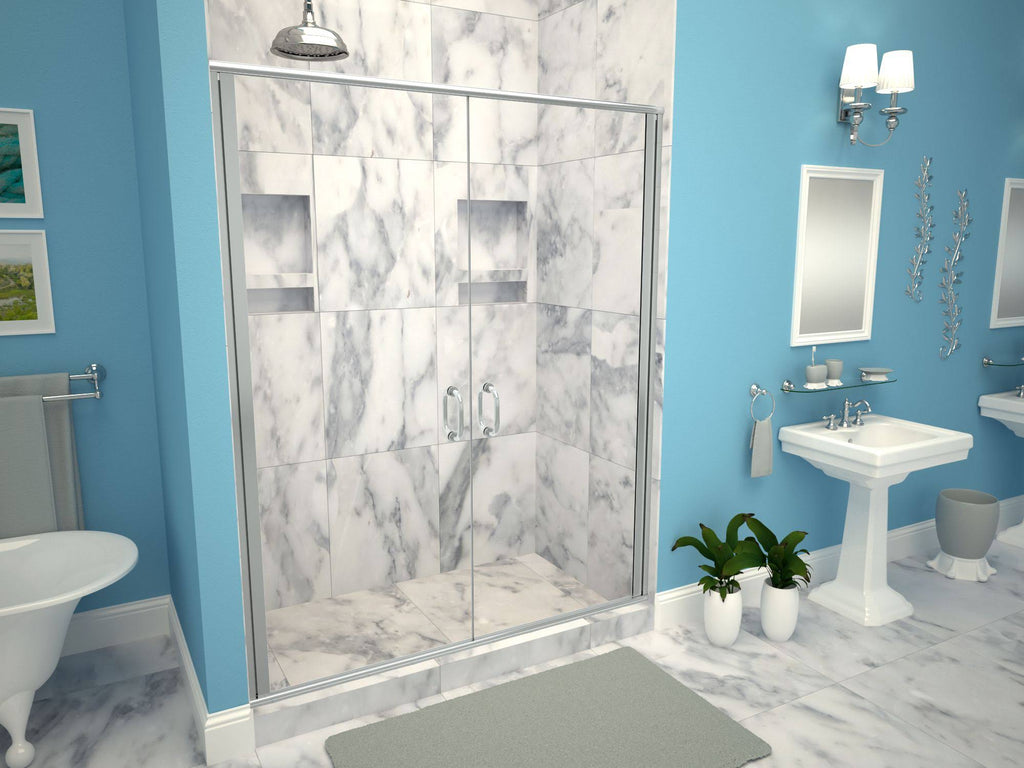 Single Threshold Shower Base with Drain O50233