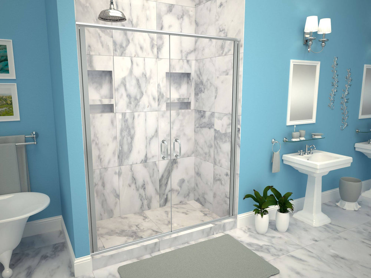 Single Threshold Shower Base with Drain O50233