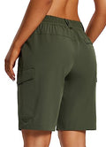 Women's 10" Quick Dry Cargo Shorts with Pockets UPF 50+ C76467
