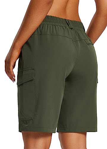 Women's 10" Quick Dry Cargo Shorts with Pockets UPF 50+ C76467