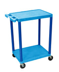 2 Shelf Utility Cart Blue V507