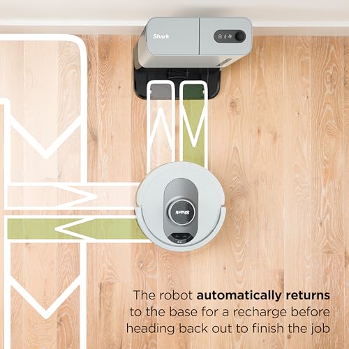 Voice Control Robot Vacuum with Home Mapping, Self-Empty Base, Cool Grey K37301