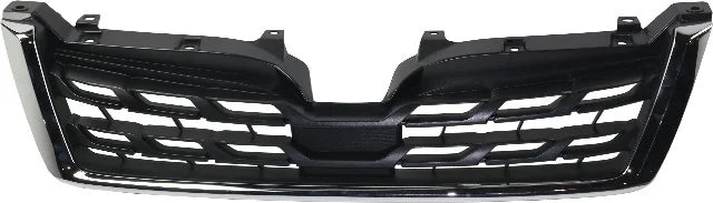 Textured Black Radiator Grille with Chrome Molding K104410