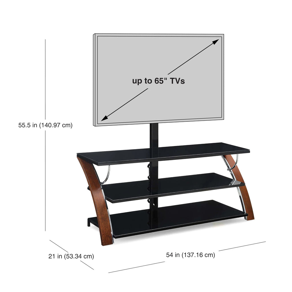 Brown Cherry TV Stand G421