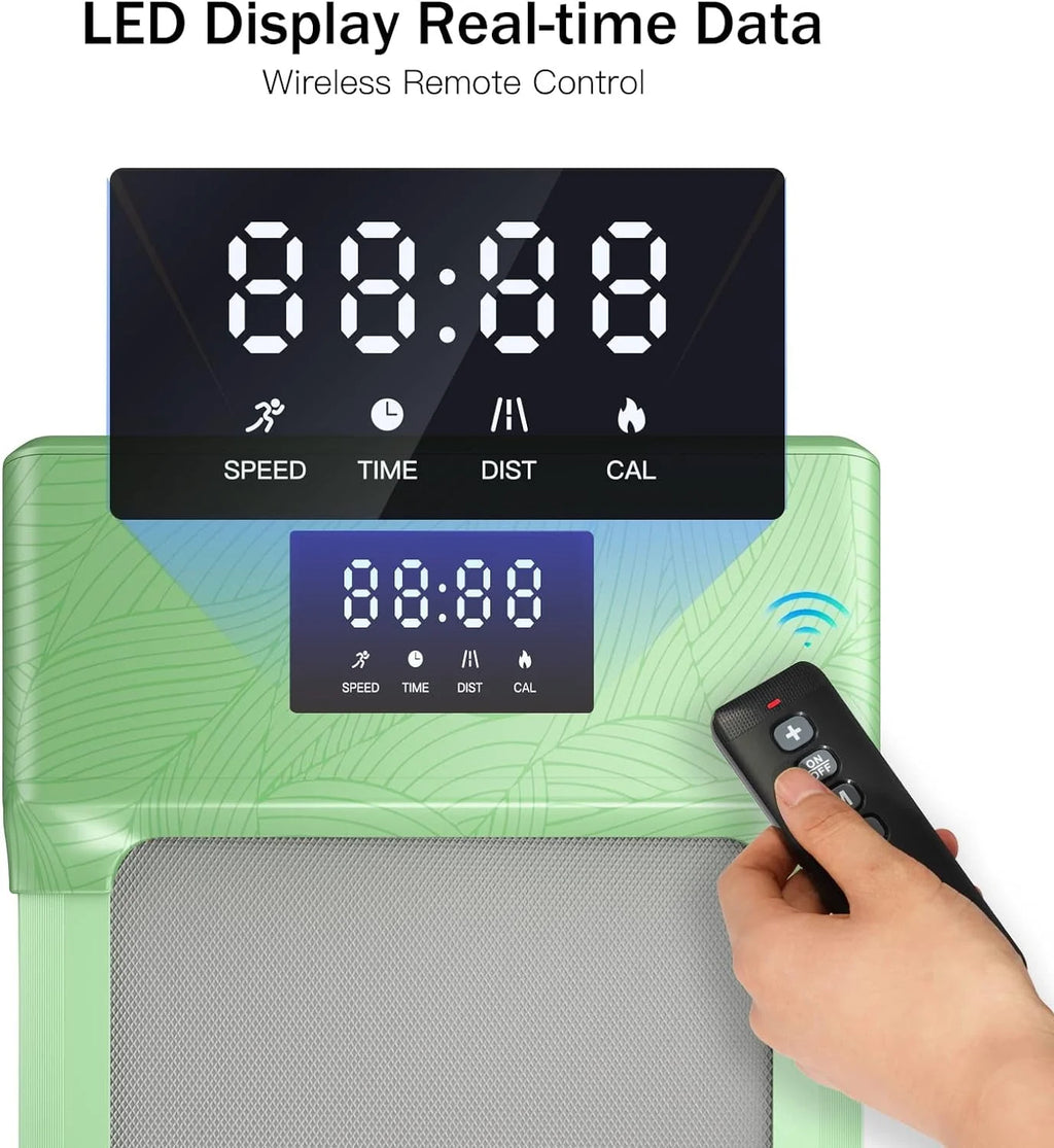 Black Portable Under Desk Treadmill U731588