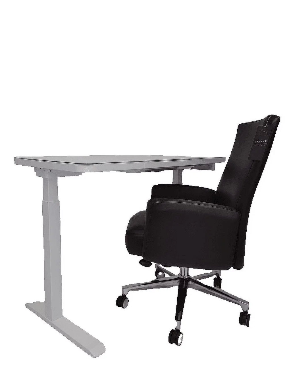 Black Bonded Leather Executive Chair with Memory Foam Seat P83503