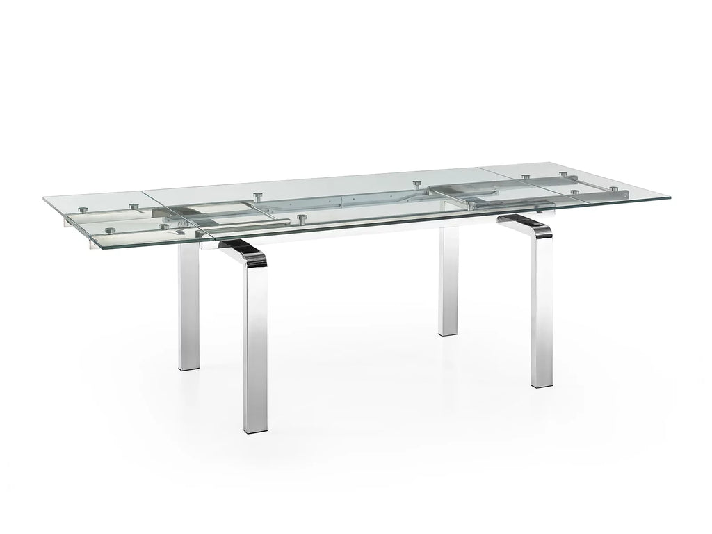 Modern Stainless Steel Extendable Dining Table K360096