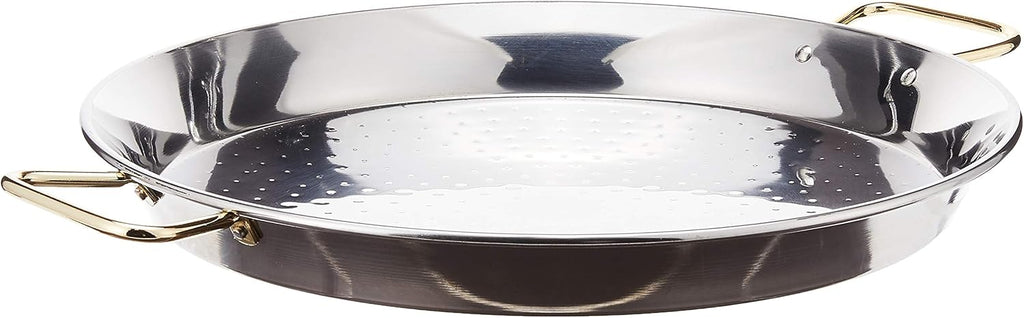 16-Inch Stainless Steel Paella Pan, 40cm Pack of 2 C989