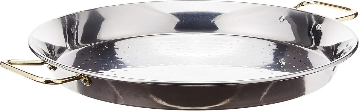 16-Inch Stainless Steel Paella Pan, 40cm Pack of 2 C989