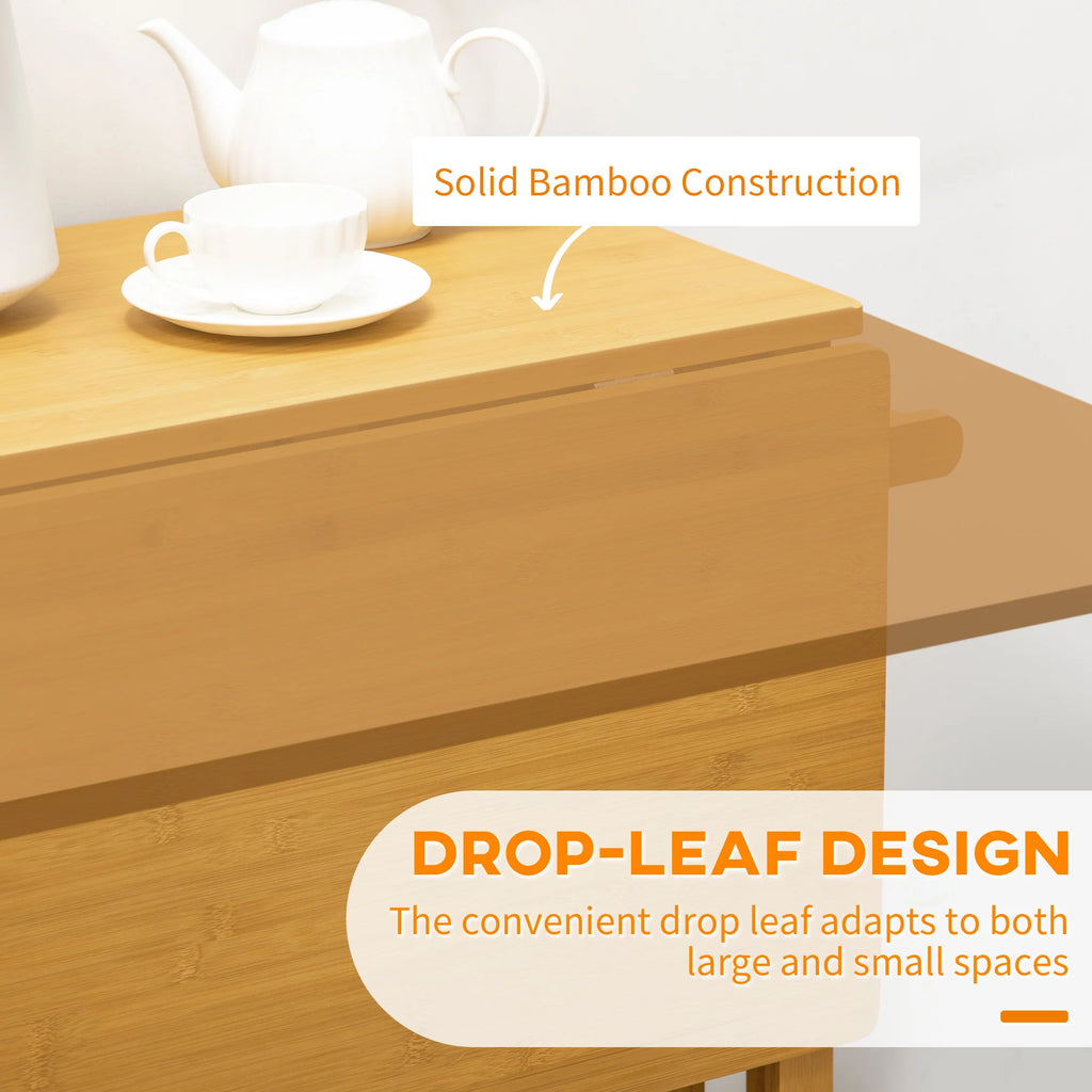 Breakfast Cart Table and Chair Set Kitchen Island with Seating V592
