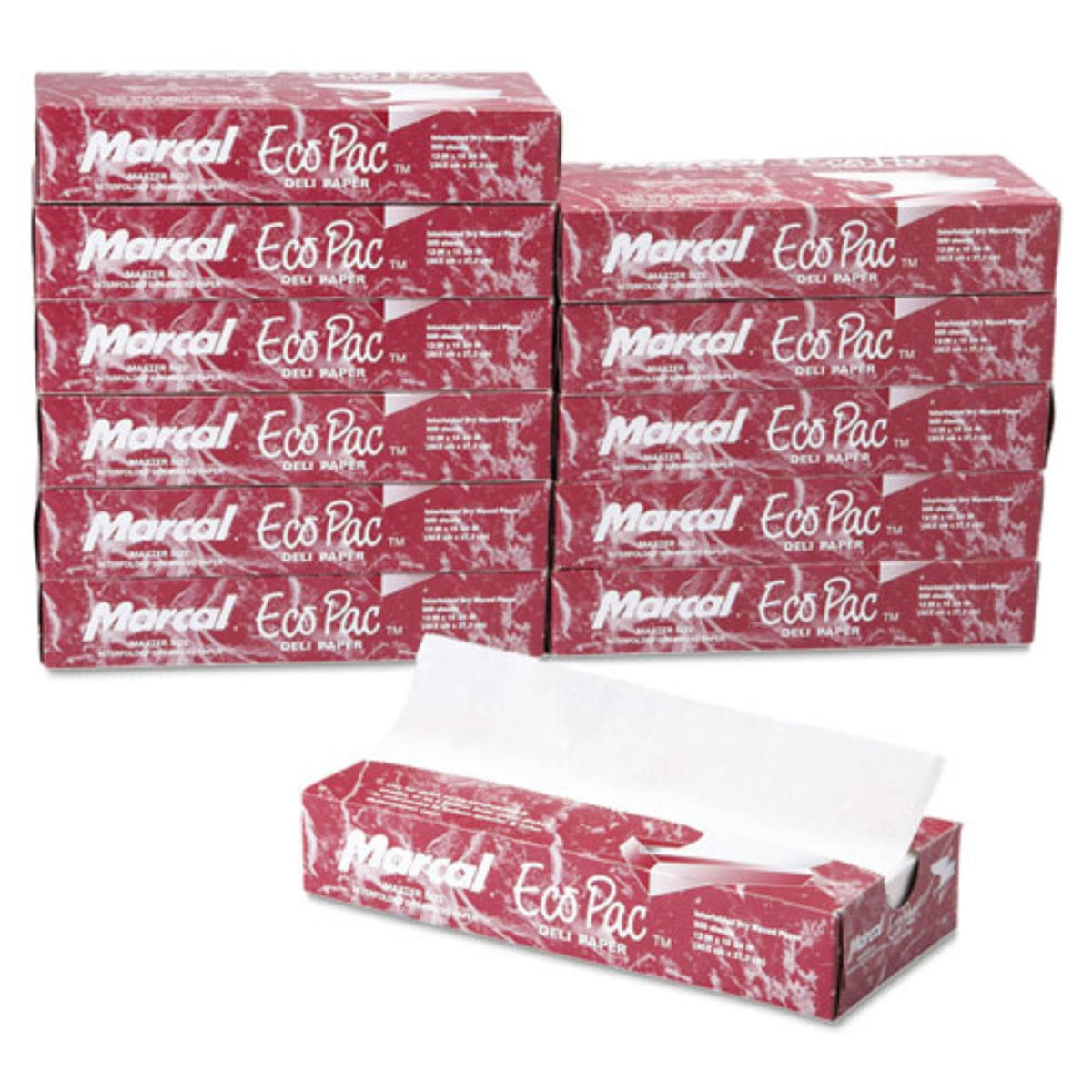 Dry Wax Paper 12 x 10 3/4 White 500/Pack R518