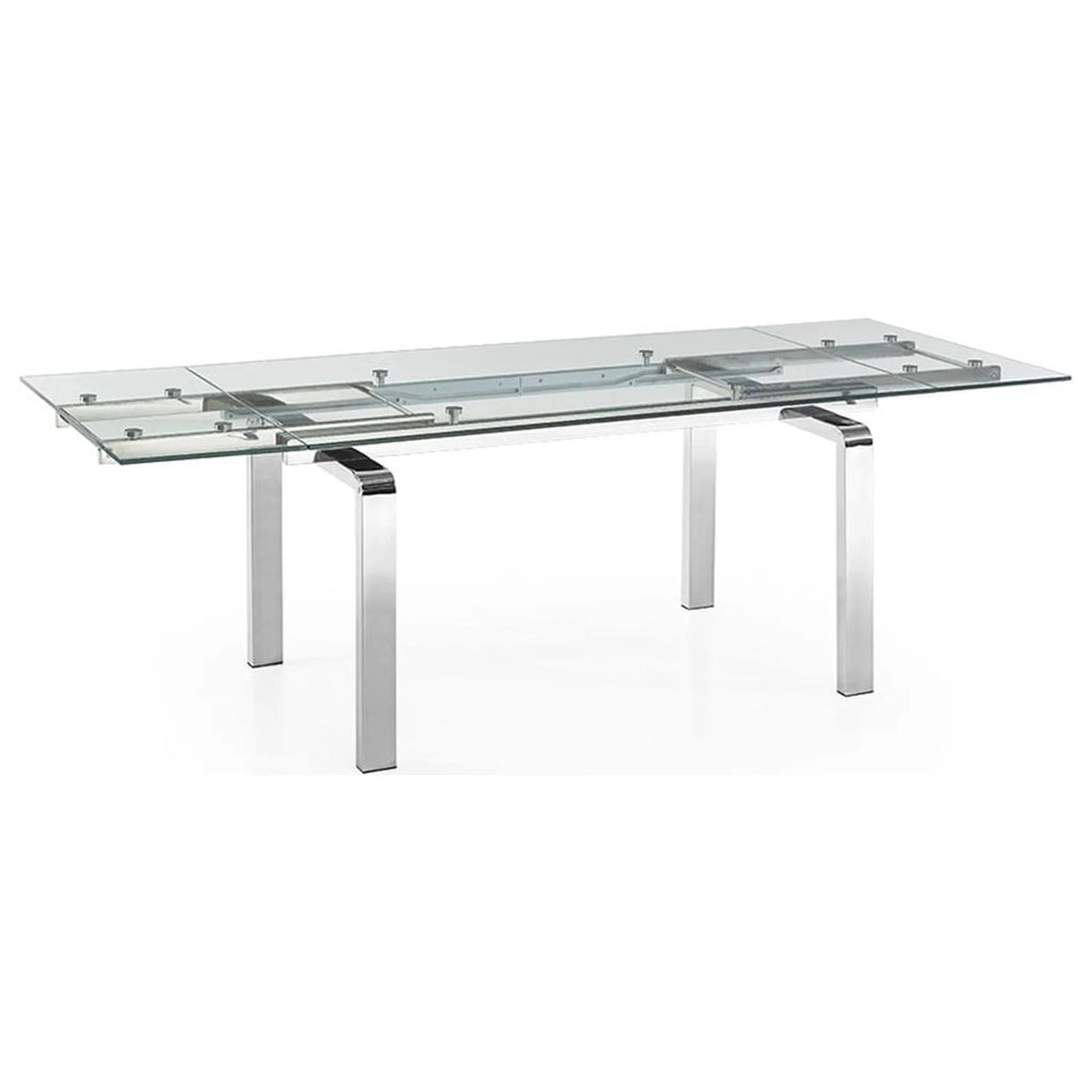 Modern Stainless Steel Extendable Dining Table K360096