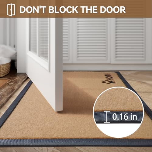 Brown 17x30 Non-Slip Outdoor Door Mat X5574