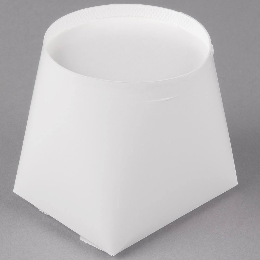 White 26 oz Microwavable Paper Take-Out Container 500/Case M666905
