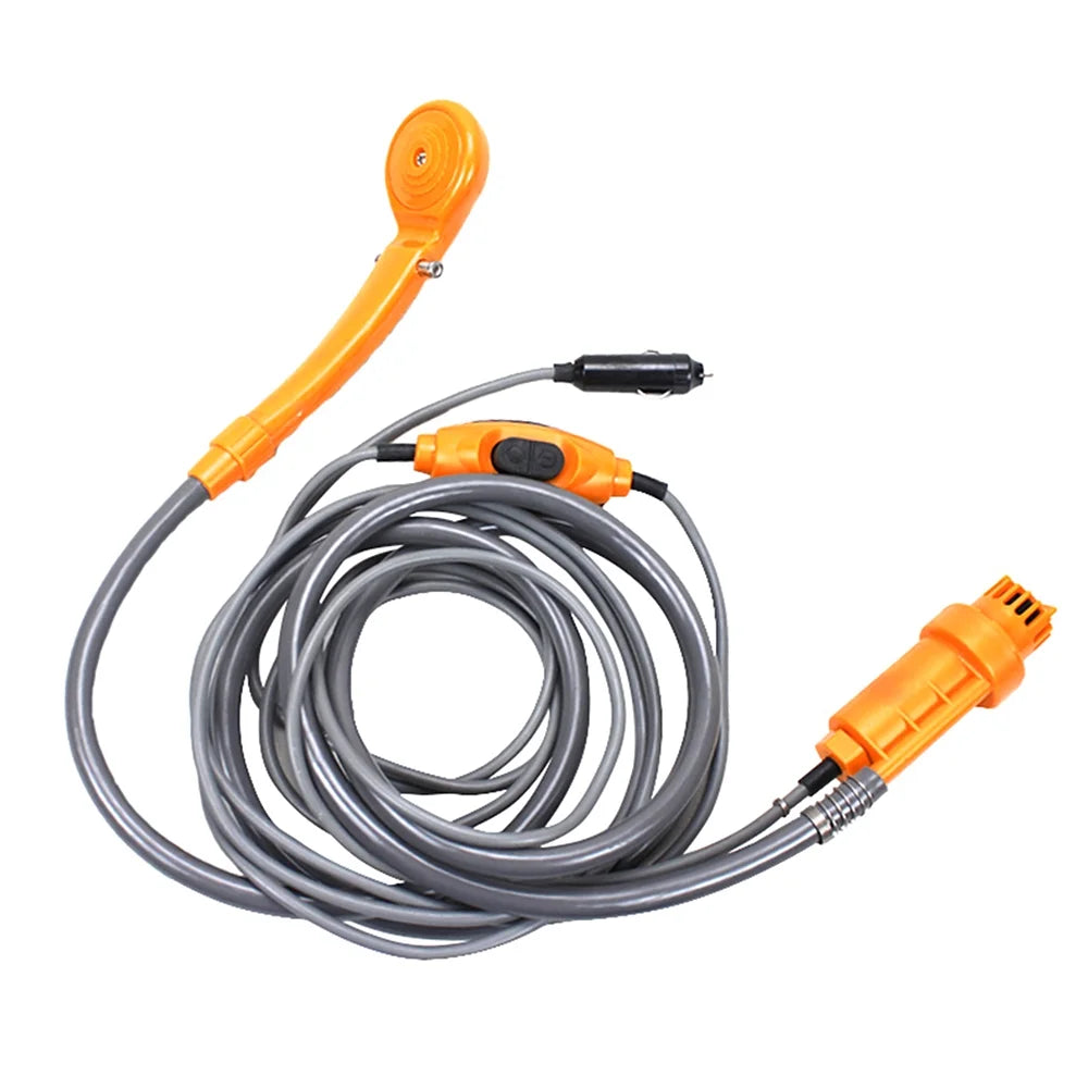 Folding Bucket Electric Outdoor Shower Kit V6146