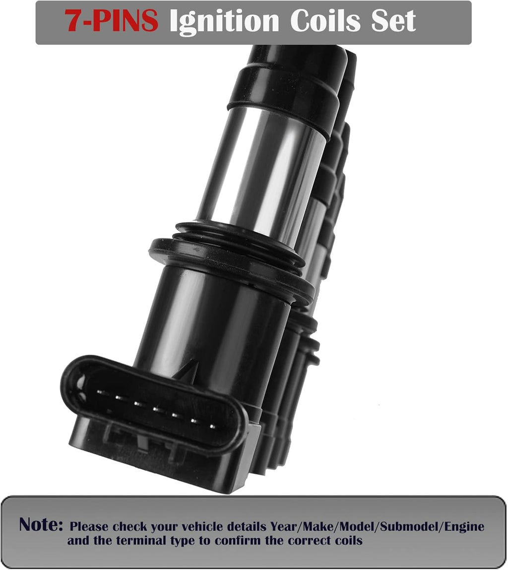 Ignition Coil Pack for Chevy Cruze Sonic Aveo Pontiac G3 2011-2018 1.6L 1.8L L4 Pack of 2 Q11773