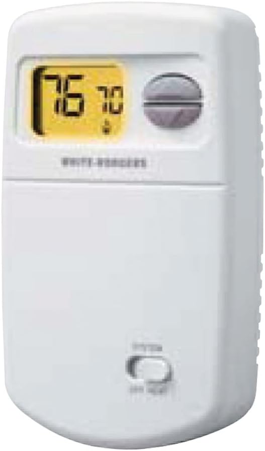 White Non-Programmable Heat Only Thermostat D679
