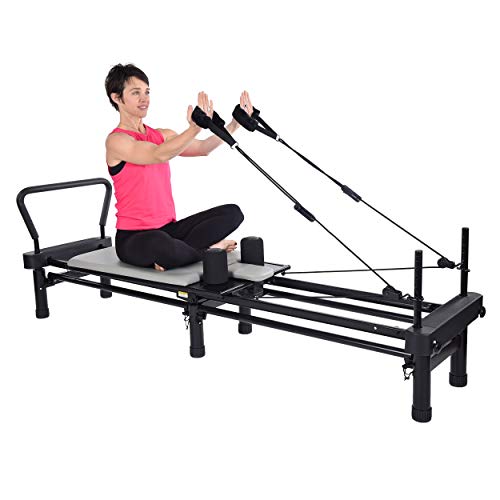 Pilates Reformer Workout Machine with Rebounder Y827