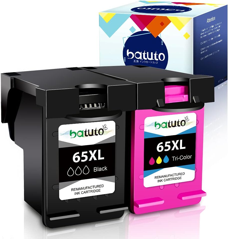 65 Black and Color Ink Cartridge Combo Pack J140