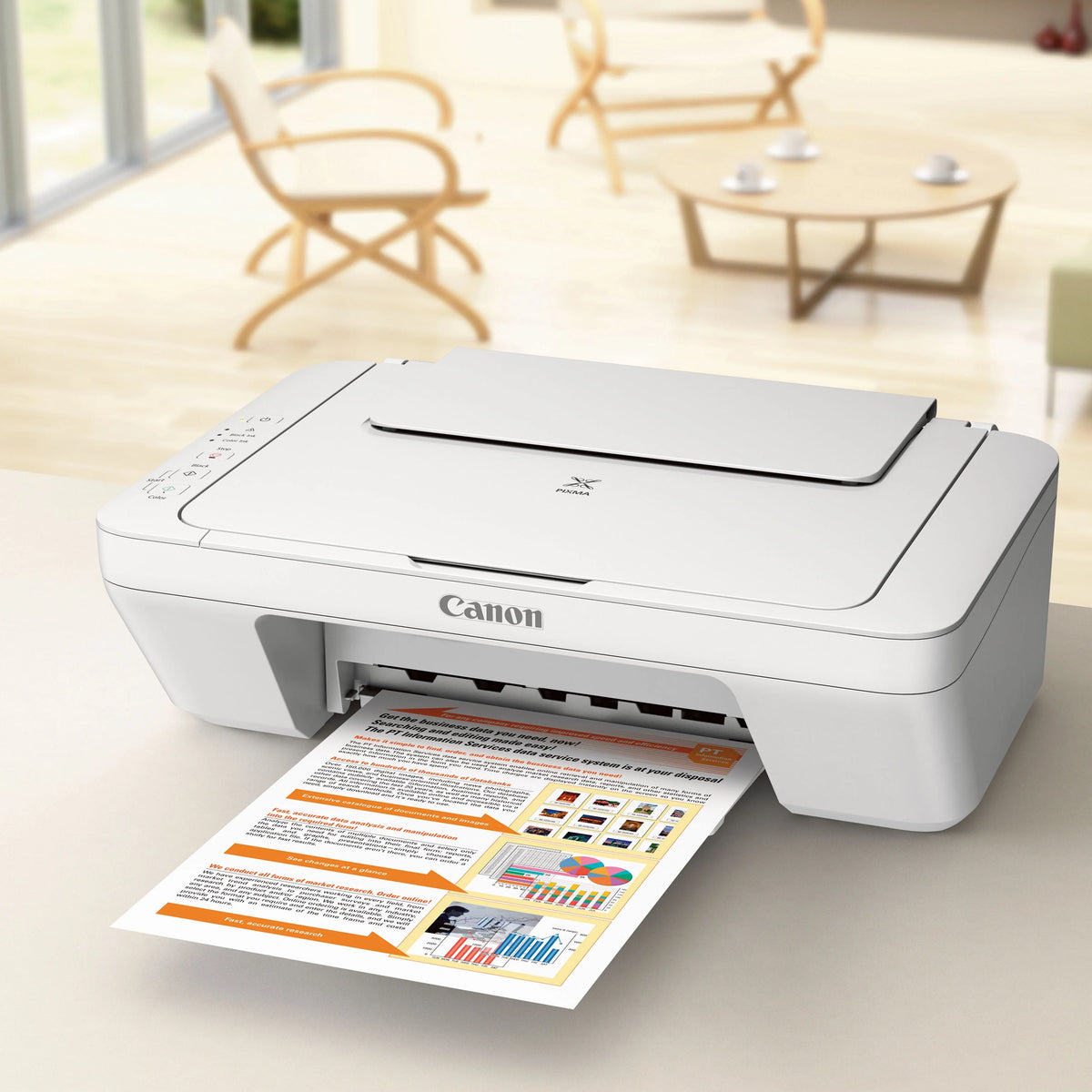 White All-in-One Color Inkjet Printer D567