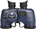 10x50 Waterproof Marine Binoculars with Rangefinder Compass I386372