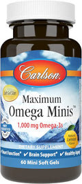 1000 mg Omega-3 Lemon 60 Mini Softgels Q81870