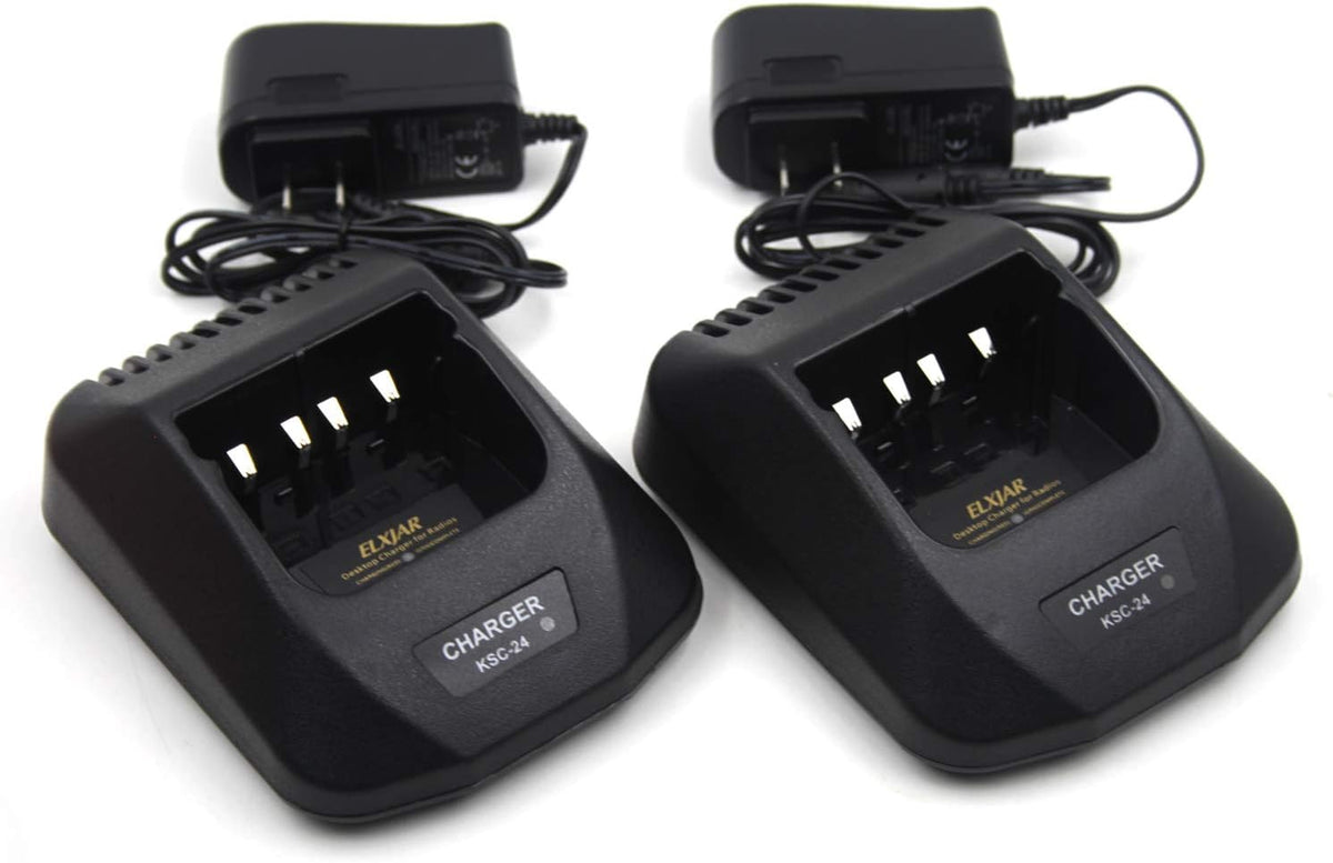 (2-Pack) Rapid Quick Charger for Kenwood Two Way Radio Battery L8158
