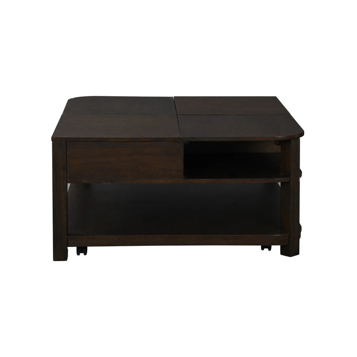Dark Brown Lift Top Coffee Table & End Table Set J242061