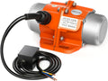 60W Concrete Vibrator Vibration Motor Single Phase AC 110V 3600RPM Aluminum Alloy Case Electric Asynchronous Vibrating Vibrators Pack of 2 W75577