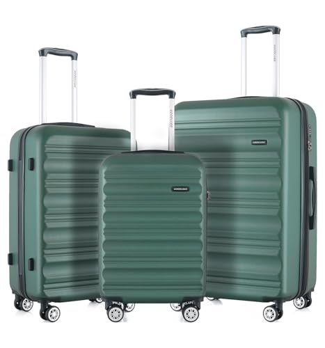 20-Inch Black Hardside Carry-on Luggage with Spinner Wheels and TSA Lock X1449