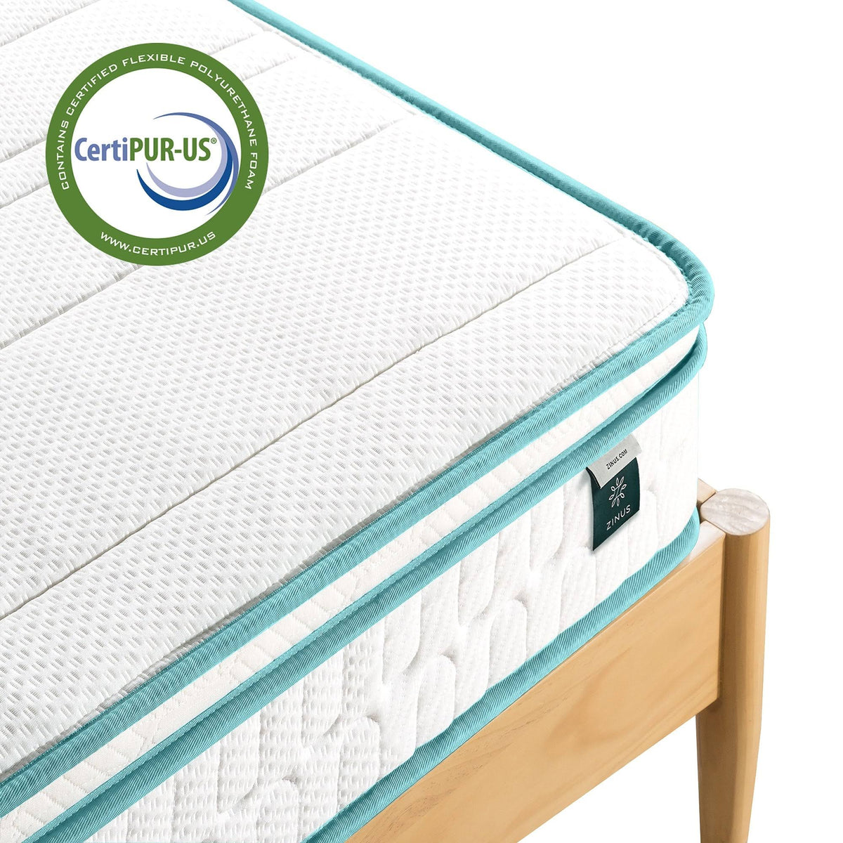 Euro Top Memory Foam Spring Hybrid Twin Mattress K2607
