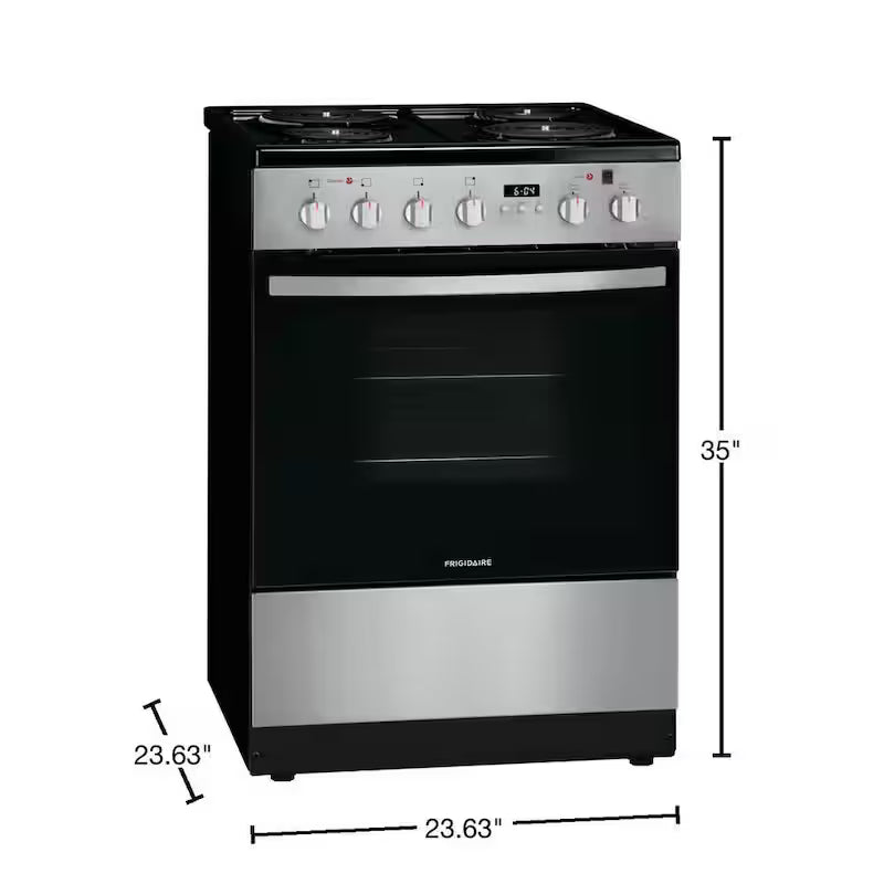 24 in. 1.9 cu. ft. Freestanding Electric Range in Stainless Steel Z274473