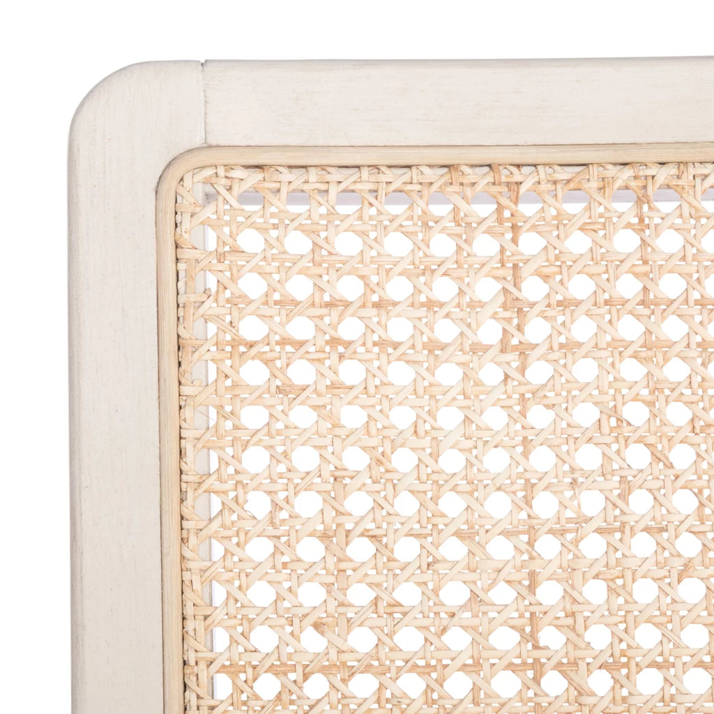 White Natural Rattan Dining Chair Set of 2 E994336