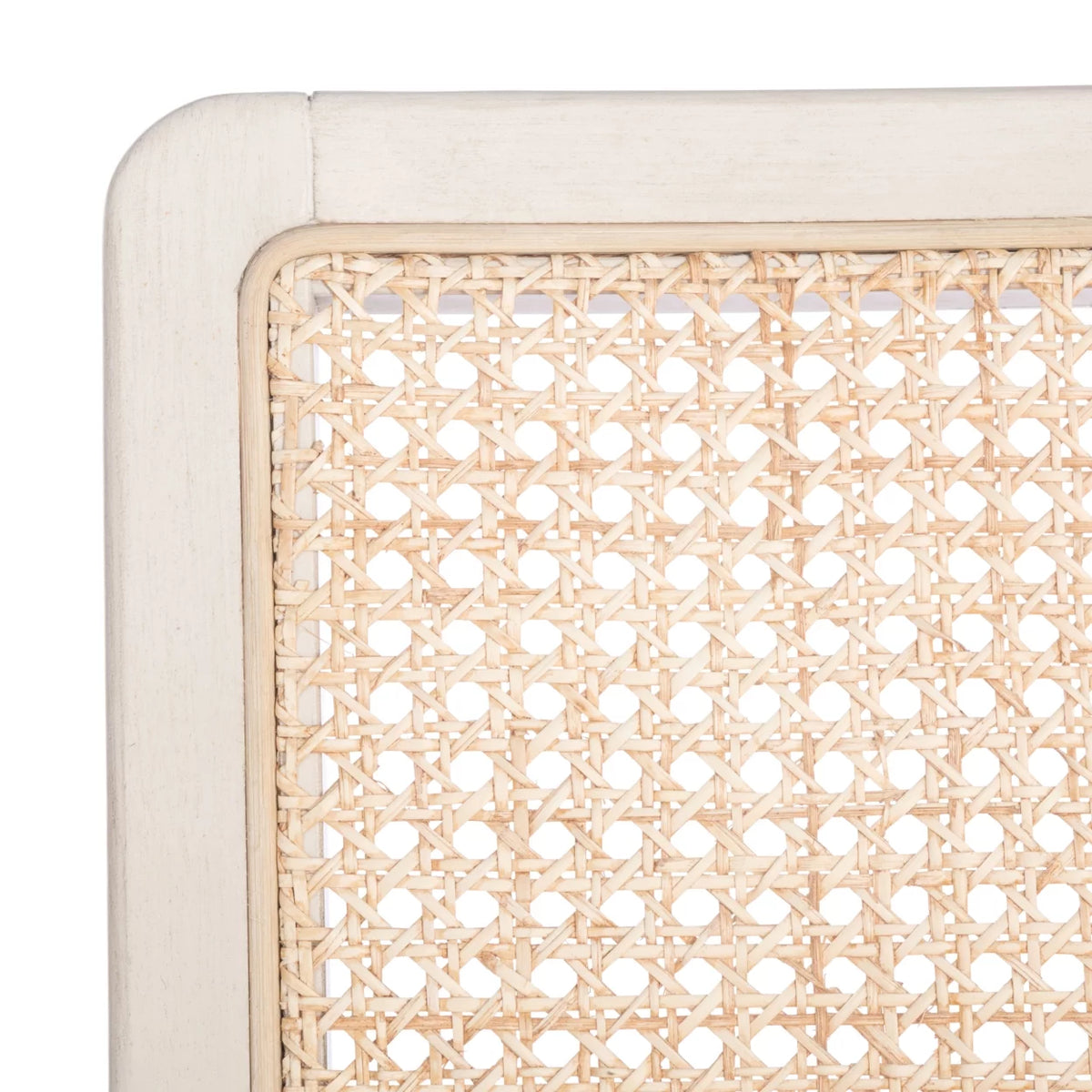 White Natural Rattan Dining Chair Set of 2 E994336