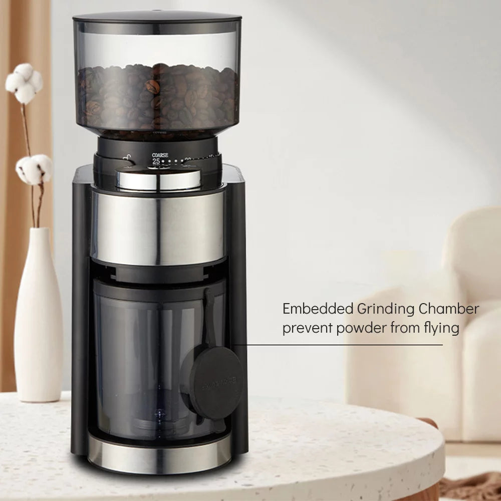 Electric Burr Coffee Grinder 25 Grind Setting Black A548