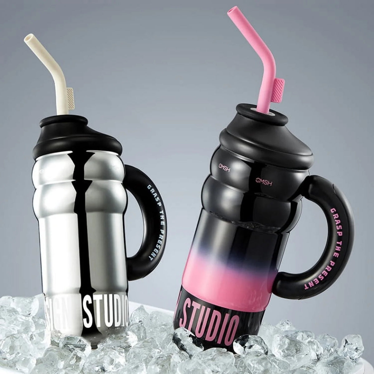 40 oz Stainless Steel Tumbler with Handle U849383