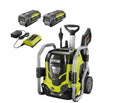 1,500 PSI 1.2 GPM 40-Volt Cordless Electric Pressure Washer with Two 5.0 Ah Batteries and Charger S7527