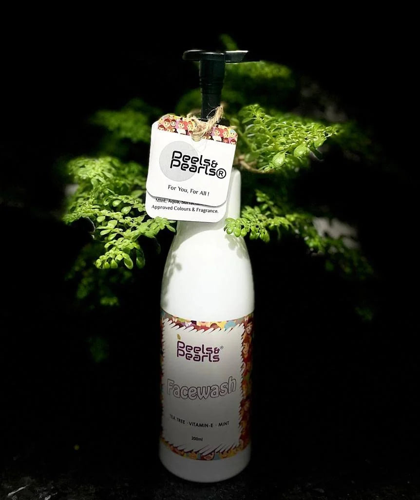 Organic Aloe Vera Tea Tree Oil Facewash 200ml E802