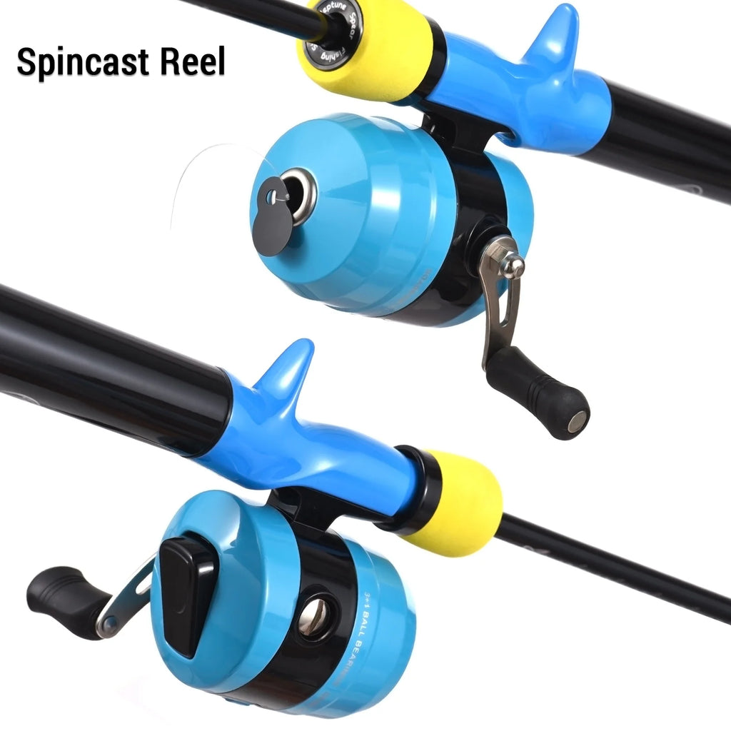 Spinning Rod and Reel Set with Tackle Box A84464
