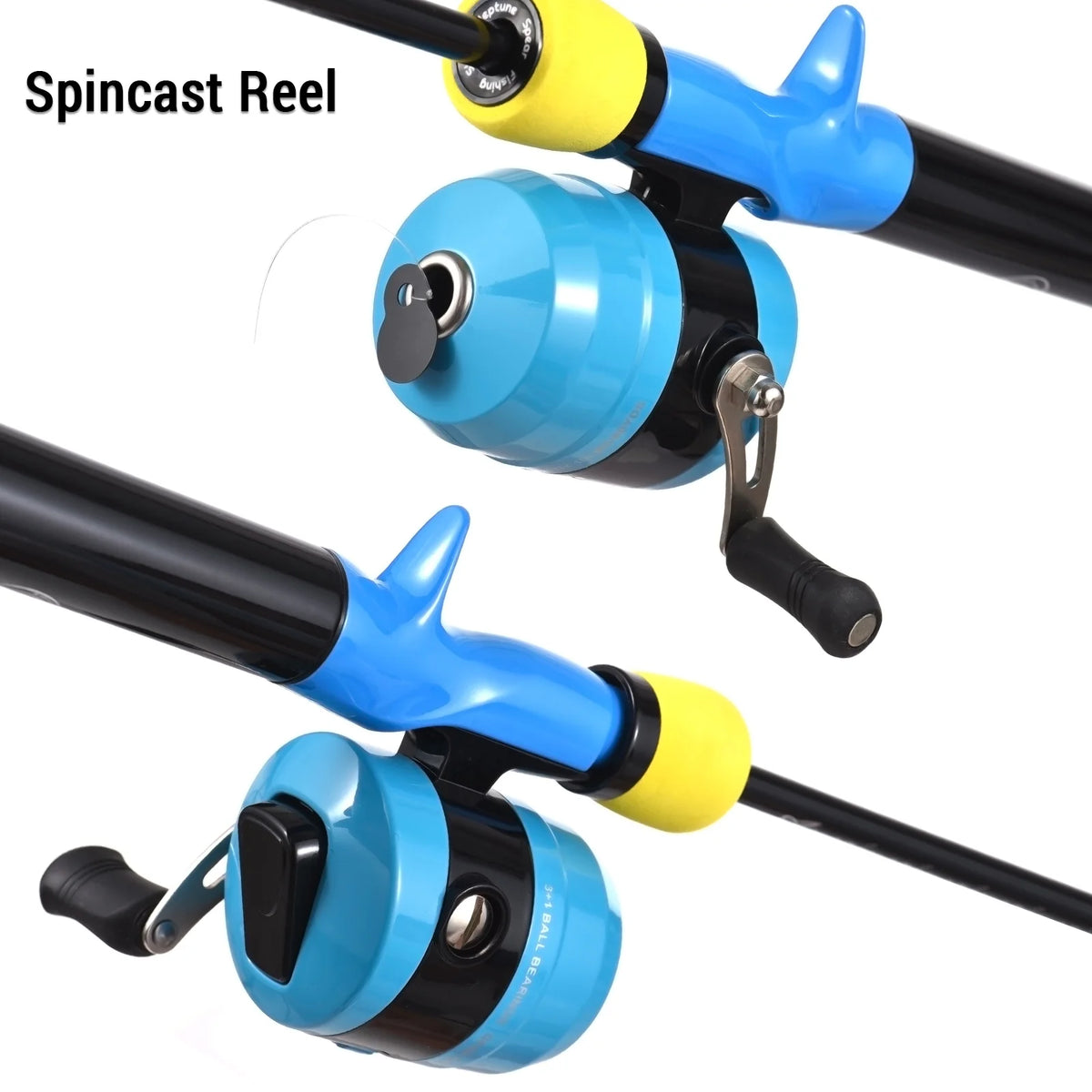 Spinning Rod and Reel Set with Tackle Box A84464