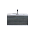 30 in. Ocean Gray Wall Mount Bathroom Vanity B78571