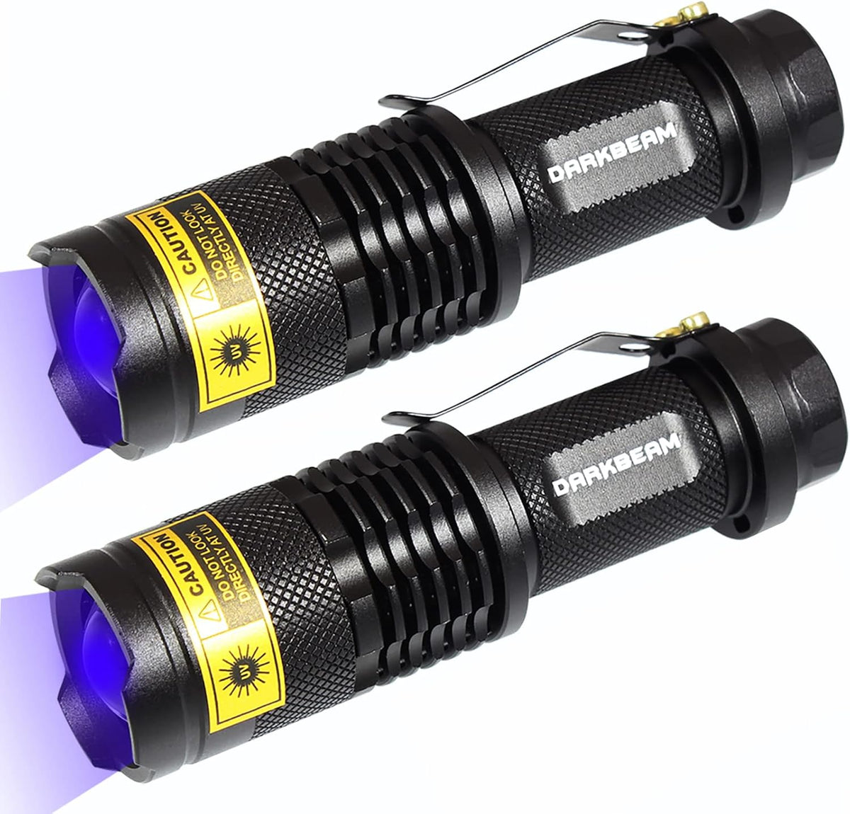 UV 365nm Blacklight LED Flashlight 2 Packs J577504