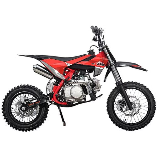 125cc Gas Pit Dirt Bike 4-Speed Semi-Automatic Kick Start 14"/12" Tires O446010